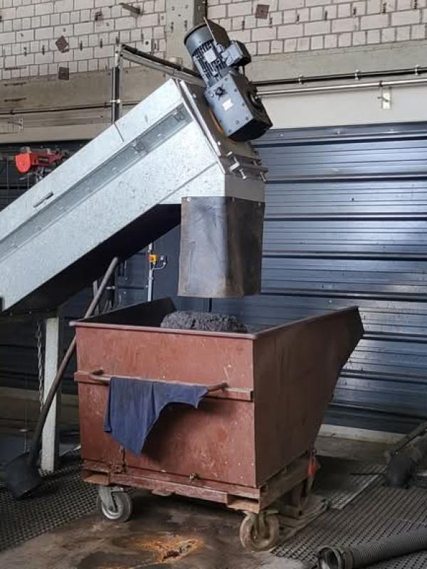 Recyclinganlage als  1. Stufe einer CP-Behandlungsanlage